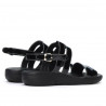 Sandalias mujer 5035 charol negro