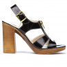 Sandalias mujer 5029 charol burdeos