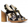 Sandalias mujer 5029 charol burdeos