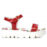 Sandalias de mujer 5034 charol rojo
