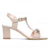 Sandalias de mujer 1257 charol marfil