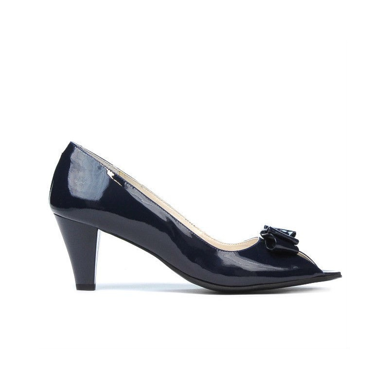 Sandalias de mujer 1255 charol índigo