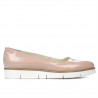 Zapatos casuales de mujer 677 charol nude