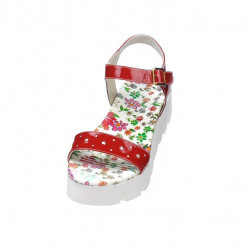 Sandalias de mujer 5034 charol rojo