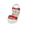 Sandalias de mujer 5034 charol rojo