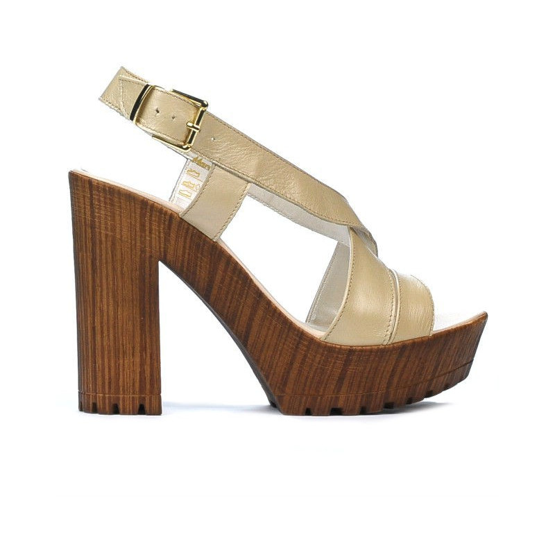 Sandalias mujer 5030 beige