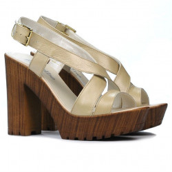 Sandalias mujer 5030 beige