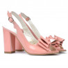 Sandalias de mujer 1256 charol rosa