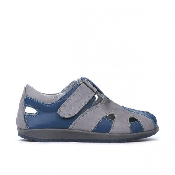 Zapatos para niños pequeños 07c índigo+gris