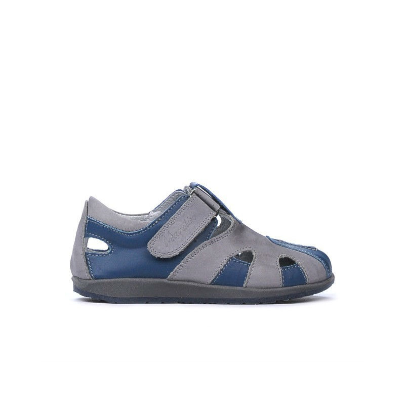 Zapatos para niños pequeños 07c índigo+gris