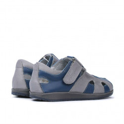 Zapatos para niños pequeños 07c índigo+gris