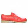 Zapatos casuales mujer 678 rojo coral