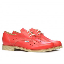 Zapatos casuales mujer 678 rojo coral