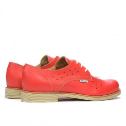Zapatos casuales mujer 678 rojo coral