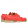 Zapatos casuales mujer 678 rojo coral