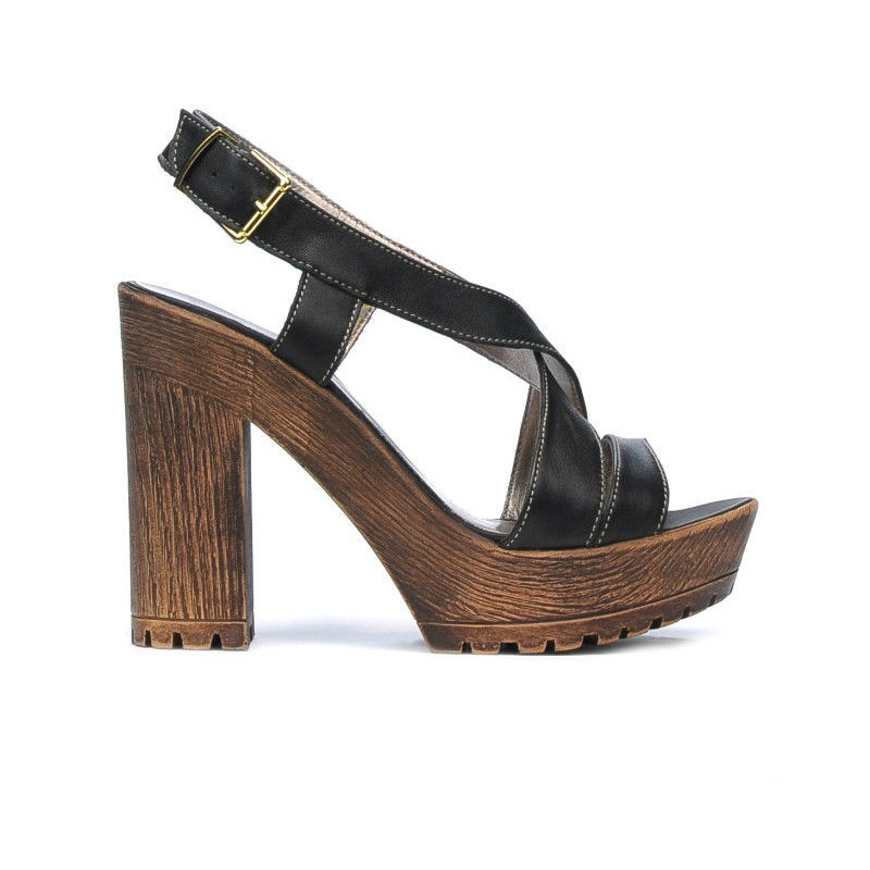 Sandalias de dama 5030 negro