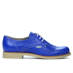 Zapatos casual de mujer 678 azul eléctrico