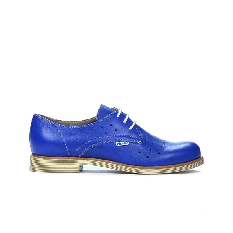 Zapatos casual de mujer 678 azul eléctrico