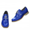Zapatos casual de mujer 678 azul eléctrico
