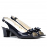 Sandalias de mujer 1251 charol índigo
