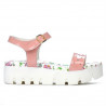 Sandalias de mujer 5034 charol rosa