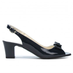 Sandalias de mujer 1251 charol índigo