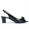 Sandalias de mujer 1251 charol índigo