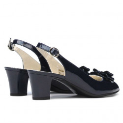 Sandalias de mujer 1251 charol índigo