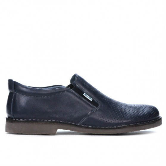 Zapatos casuales para hombre 7200p índigo perforado