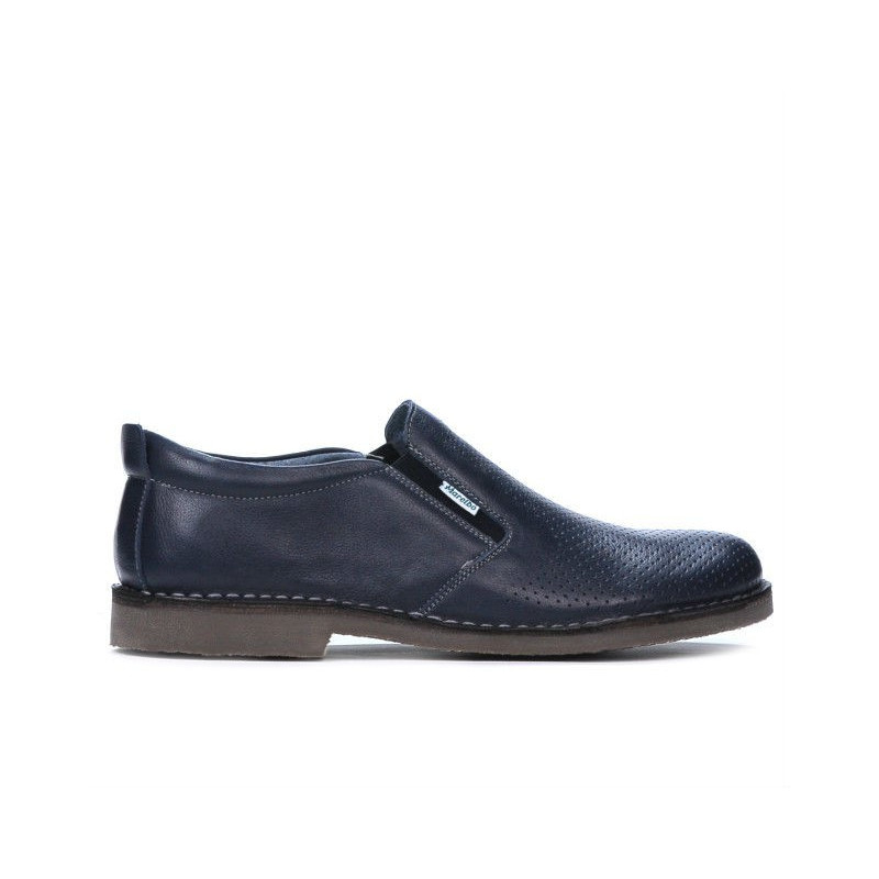 Zapatos casuales para hombre 7200p índigo perforado