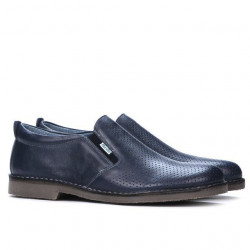 Zapatos casuales para hombre 7200p índigo perforado
