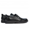 Zapatos casuales hombre 7200p negro perforado