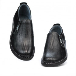 Zapatos casuales hombre 7200p negro perforado