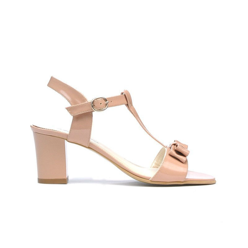 Sandalias mujer 1257 charol desnudo