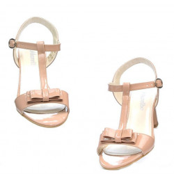 Sandalias mujer 1257 charol desnudo