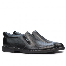Zapatos casuales hombre 7200p negro perforado