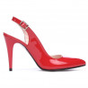 Sandalias de mujer 1249 charol rojo