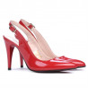 Sandalias de mujer 1249 charol rojo