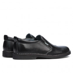 Zapatos casuales para hombre (tallas grandes) 7200mp negro perforado
