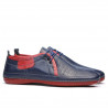 Mocasines hombre 865 índigo+rojo