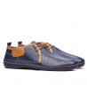 Mocasines hombre 865 índigo+marrón