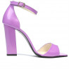 Sandalias de mujer 1259 charol morado claro