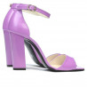 Sandalias de mujer 1259 charol morado claro