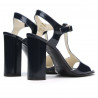 Sandalias de mujer 1258 charol índigo