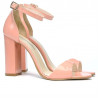 Sandalias de mujer 1259 charol rosa