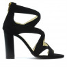 Sandalias mujer 1260 negro antílope