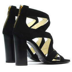 Sandalias mujer 1260 negro antílope