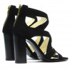 Sandalias mujer 1260 negro antílope