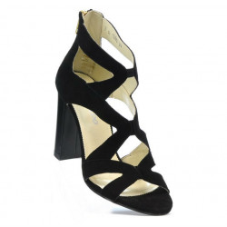 Sandalias mujer 1260 negro antílope