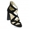 Sandalias mujer 1260 negro antílope